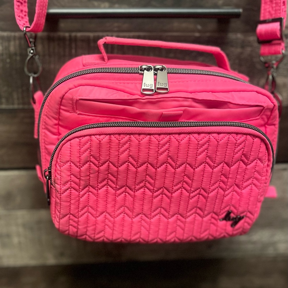 Lug Ranger Mini Crossbody Bag Magenta